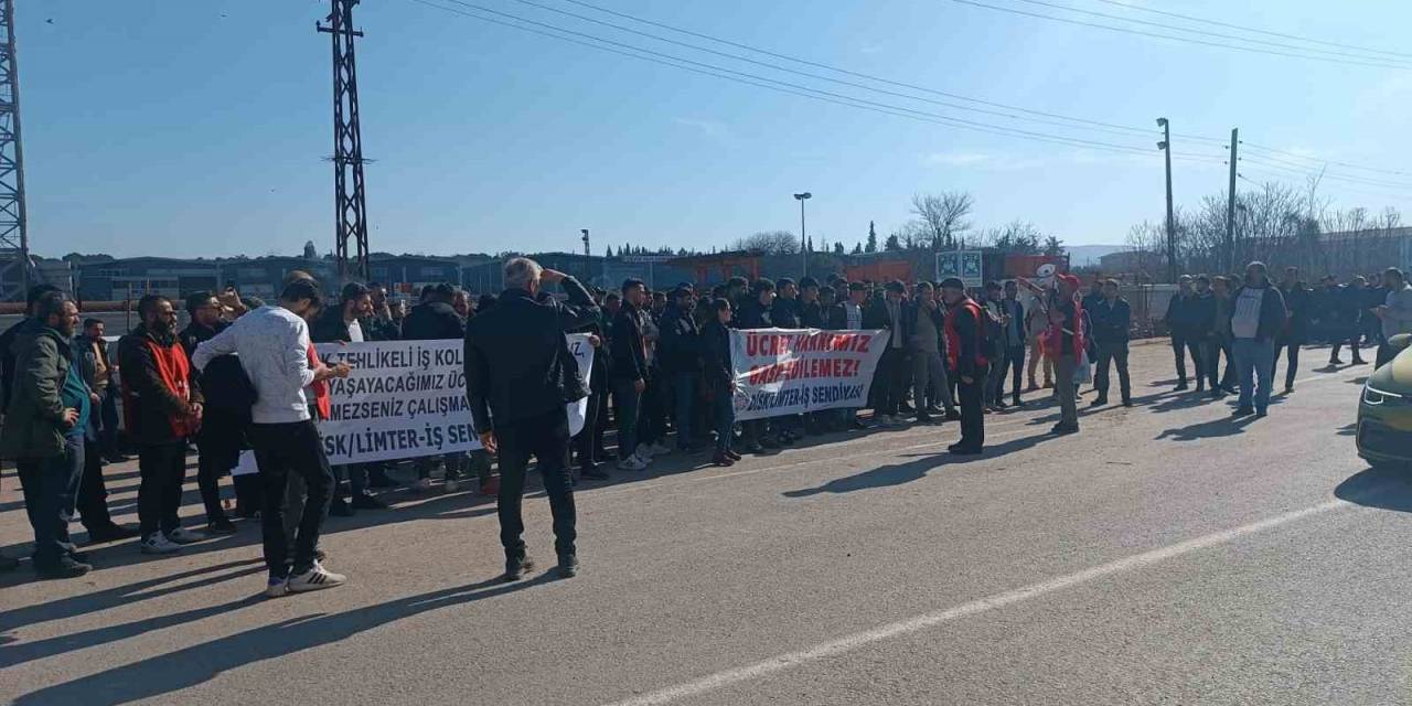 Yalova’da Tersane İşçilerinden Zam Protestosu