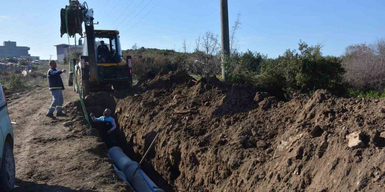 Lapseki Belediye Ekipleri Altyapıda Titiz Çalışmalarını Sürdürüyor