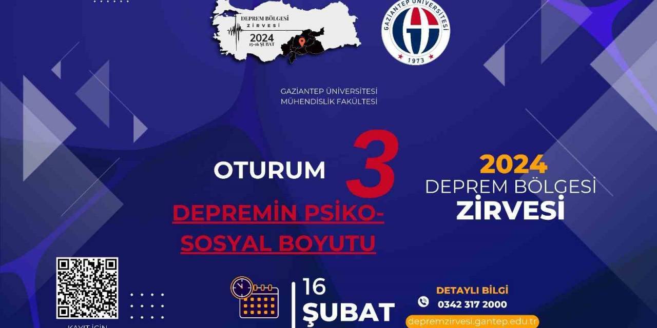 Deprem Bölgesi Zirvesi’nde Depremin Psikolojik Ve Sosyal Boyutu Konuşulacak