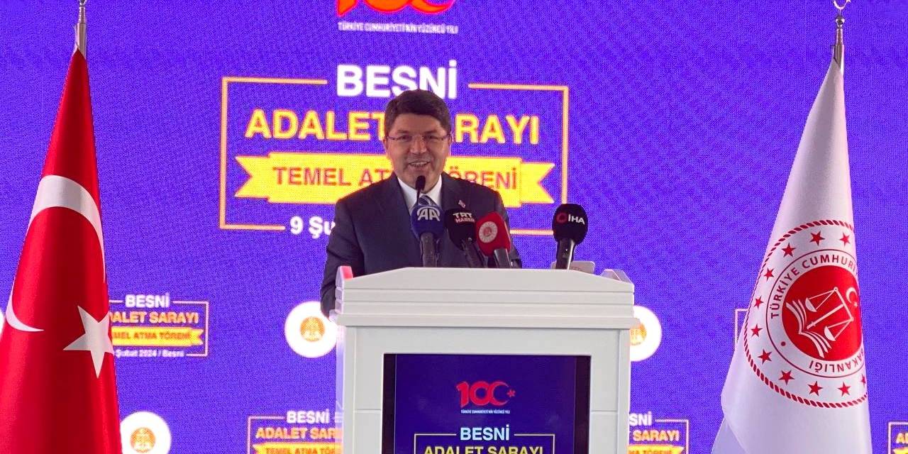 Adalet Bakanı Tunç, Besni Adalet Sarayı’nın Temel Atma Törenine Katıldı