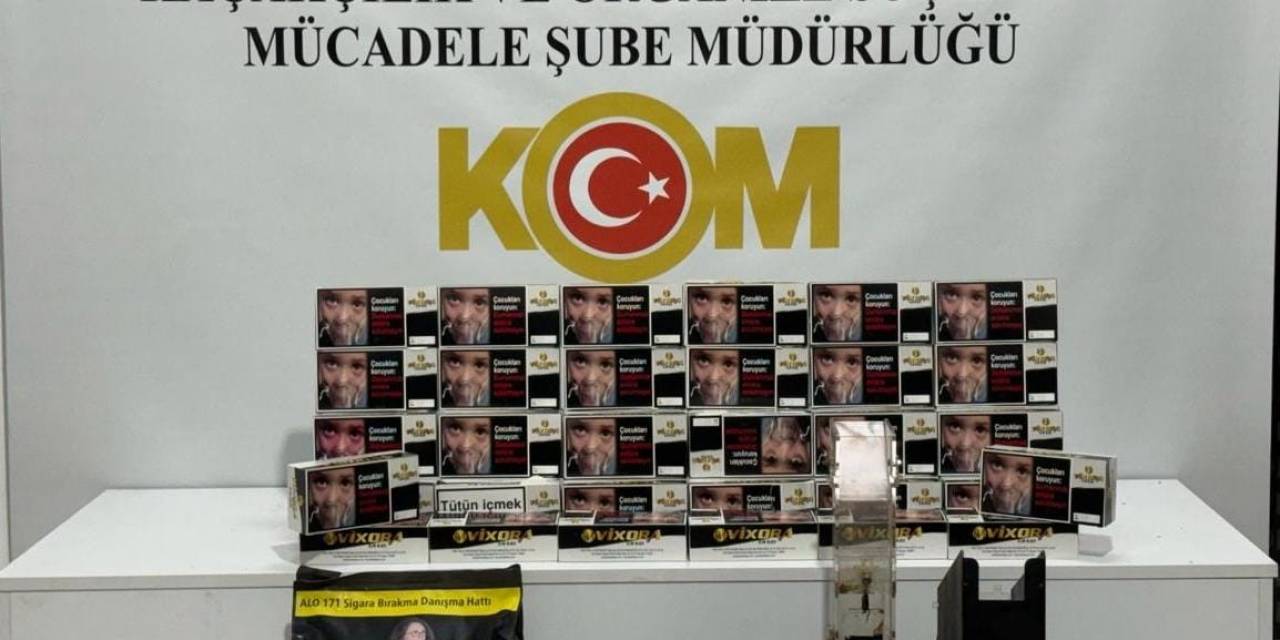 Samsun’da Bir Evde 10 Bin Dal Makaron Ve Tütün Doldurma Makinesi Ele Geçirildi