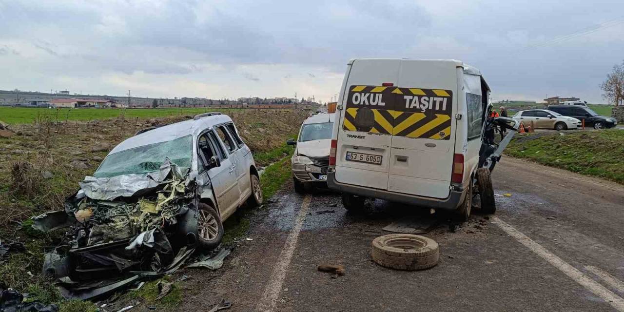 Siverek’te Zincirleme Kaza: 6 Yaralı