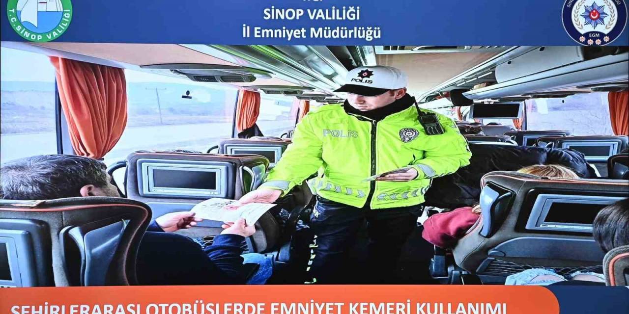 Şehirler Arası Yolcu Otobüslerinde Emniyet Kemerine Sıkı Denetim