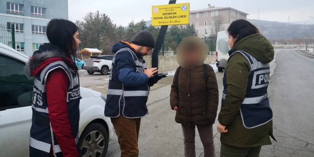 Erzincan’da Okul Servisleri İle Çevreleri Denetlendi