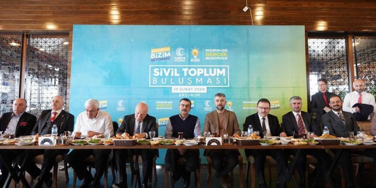 Milli Eğitim Bakanı Yusuf Tekin, Stk Temsilcileri İle Bir Araya Geldi