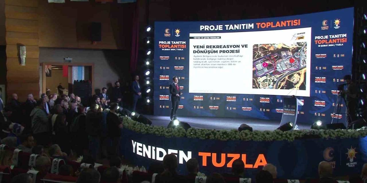 Başkan Şadi Yazıcı, Tuzla’ya 5 Yıllık Projelerini Tanıttı