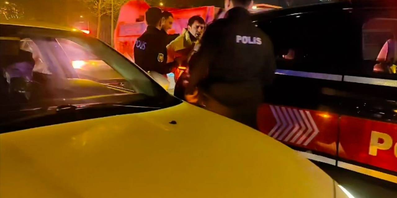 Şişli’de İki Grup Arasında Çıkan Kavgaya Polis Havaya Ateş Ederek Müdahale Etti... O Anlar Kamerada