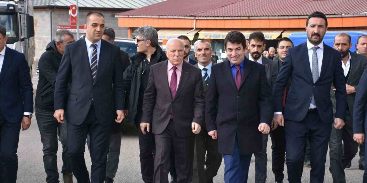 İspir’de Skm Açılışı Mitinge Dönüştü