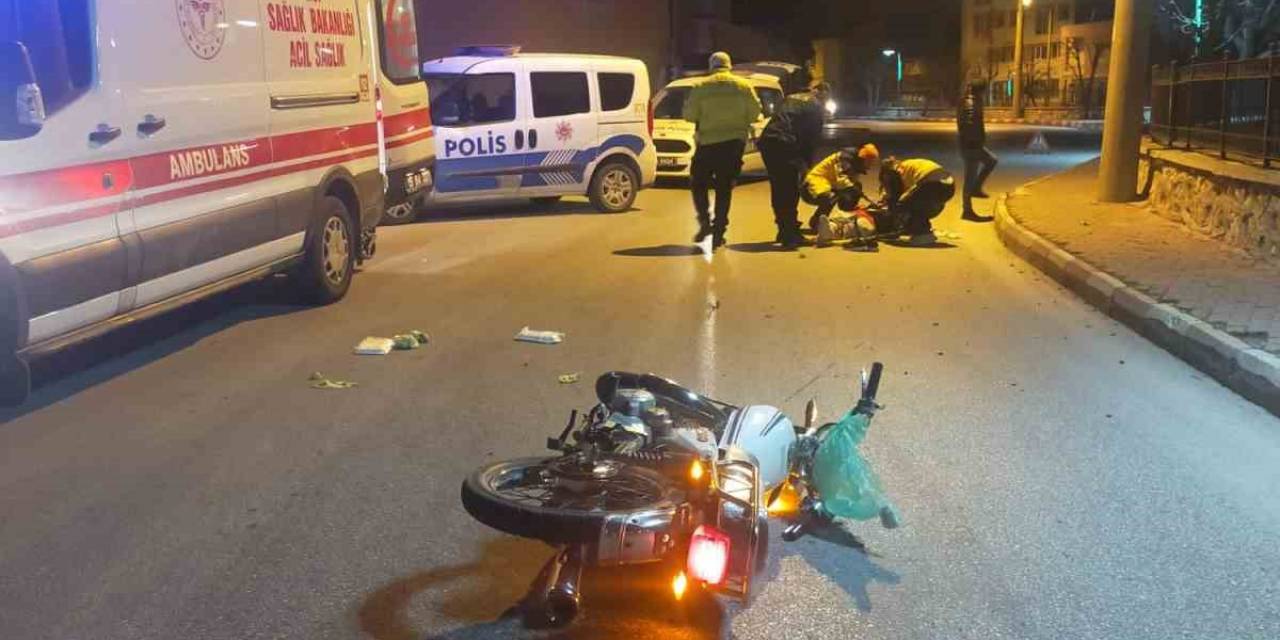 Burdur’da Kontrolü Kaybedip Motordan Düşen Alkollü Sürücü Yaralandı