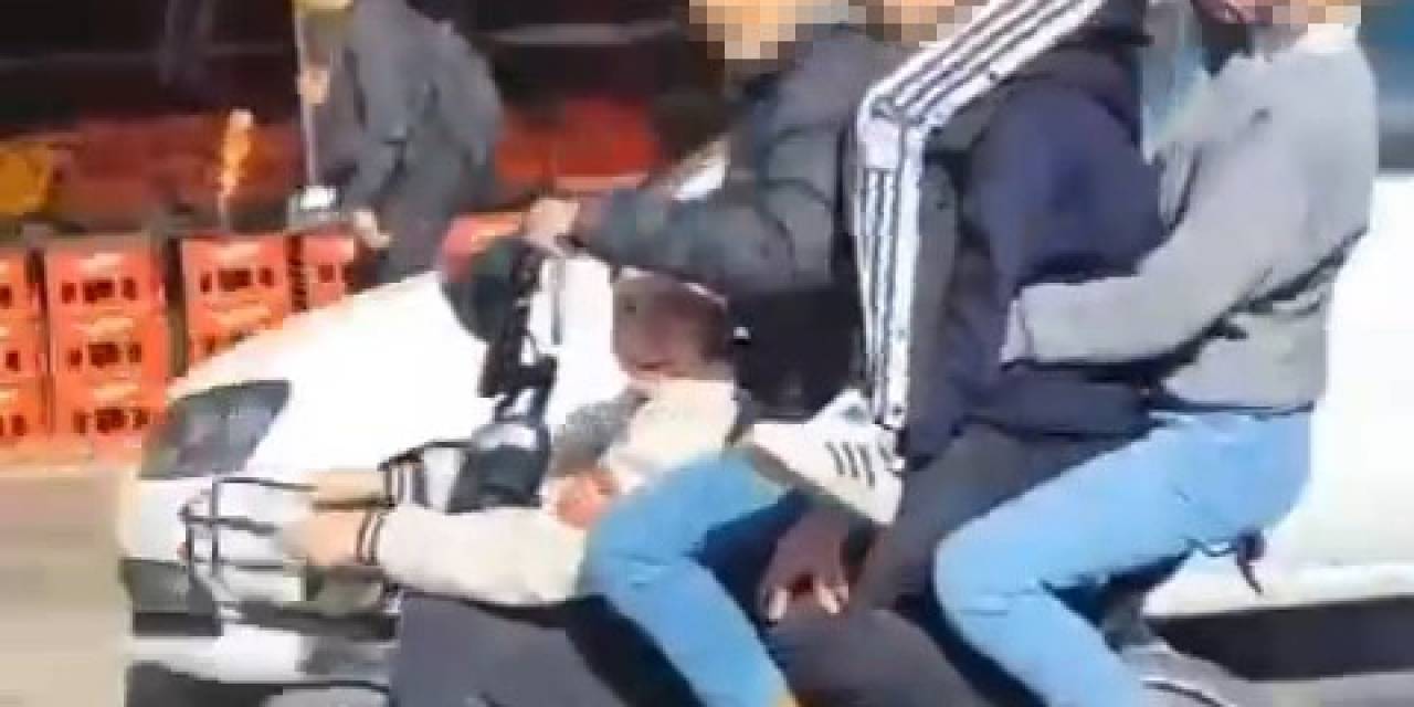 Tokat’ta Tehlikeli Yolculuk: Görüntüler Hayrete Düşürdü