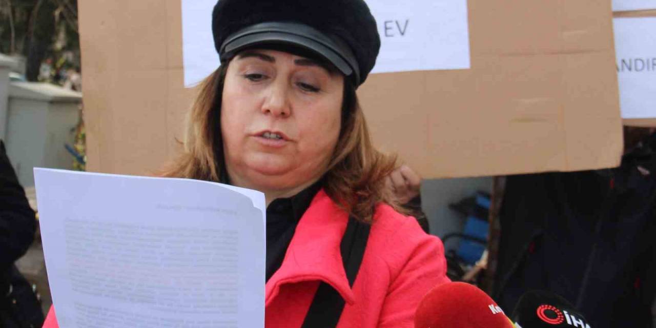 Müteahhit Mağdurları Haklarını İstedi