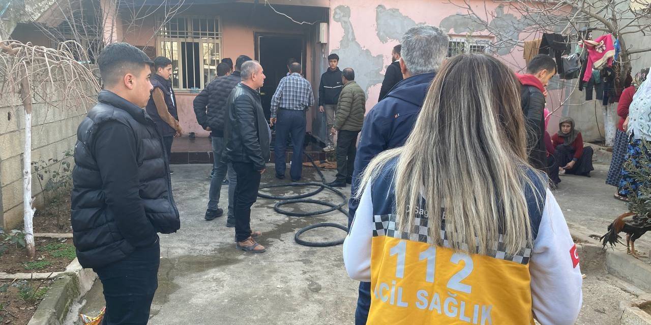Evde Çıkan Yangın Korkuttu