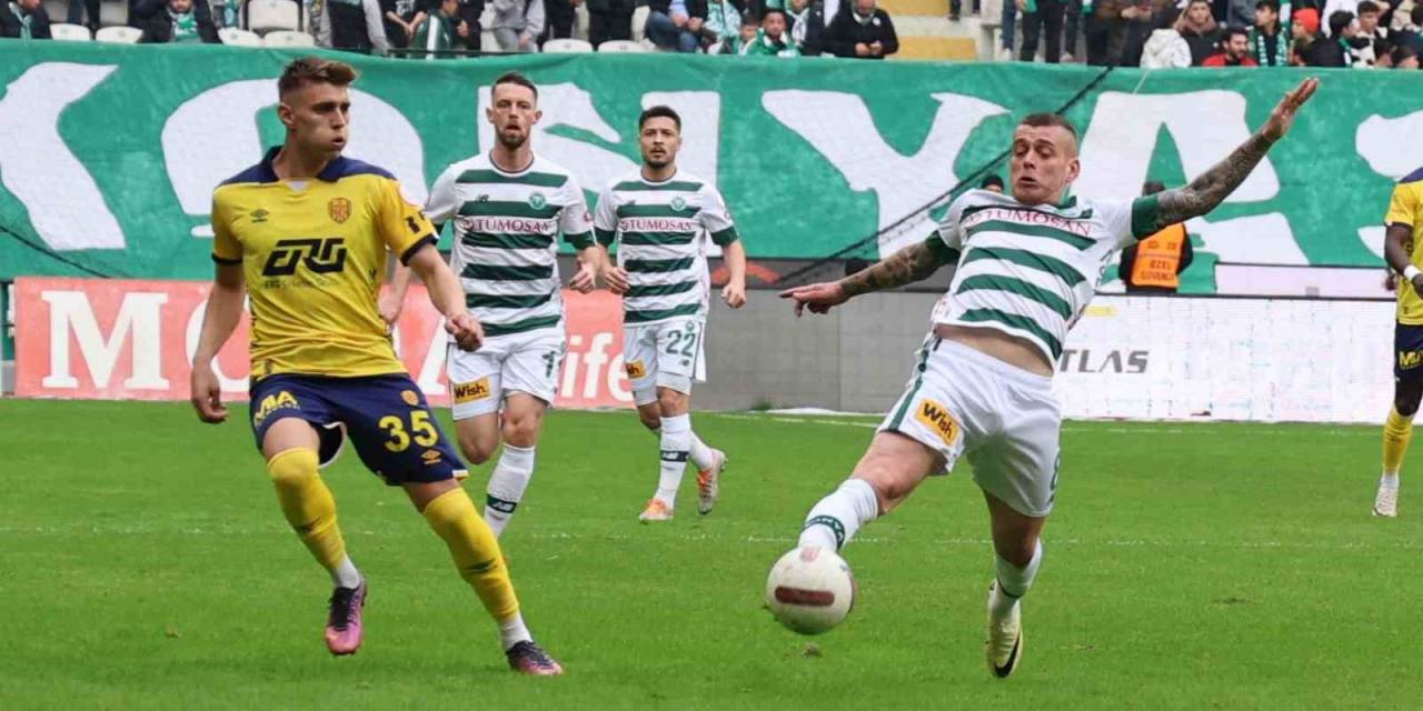 Trendyol Süper Lig: Konyaspor: 1 - Mke Ankaragücü: 0 (İlk Yarı)