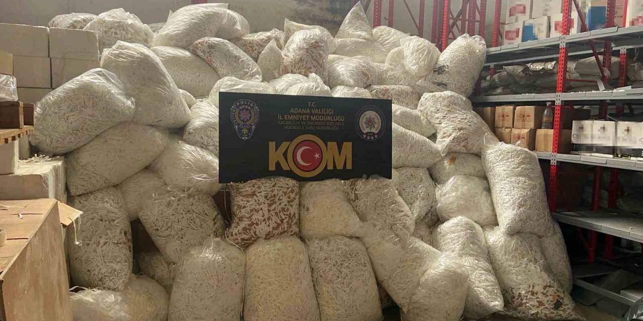 Adana’da 22 Milyon 500 Bin Makaron Ele Geçirildi