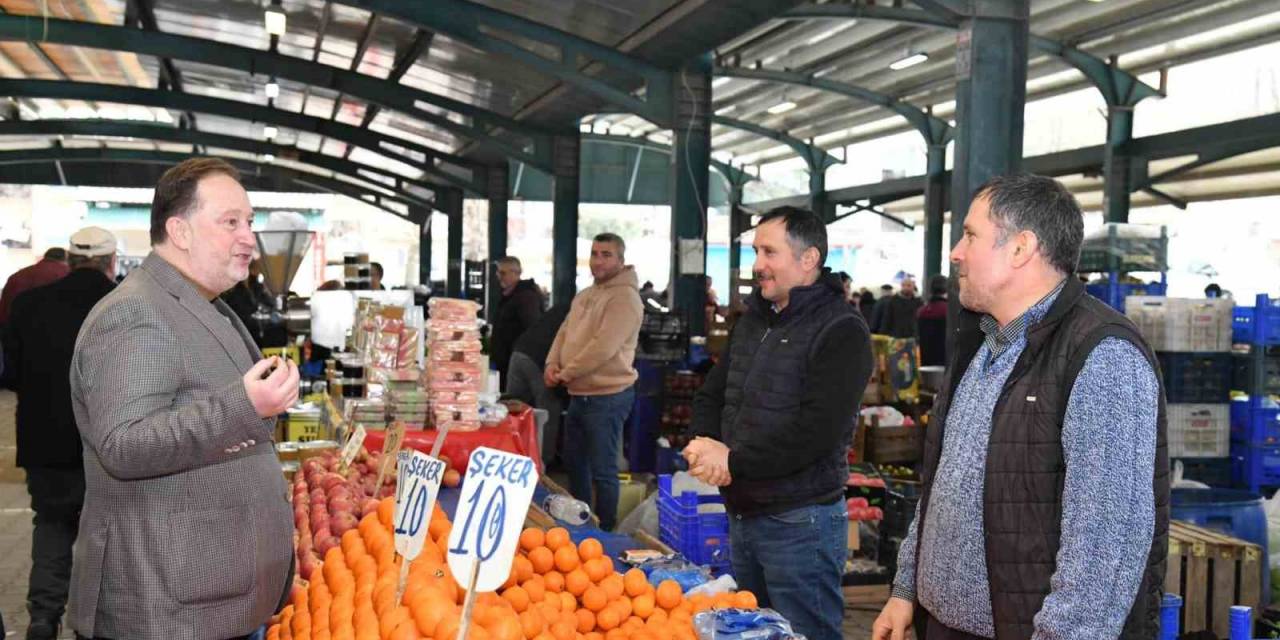 Başkan Orkan Pazar Esnafıyla Buluştu