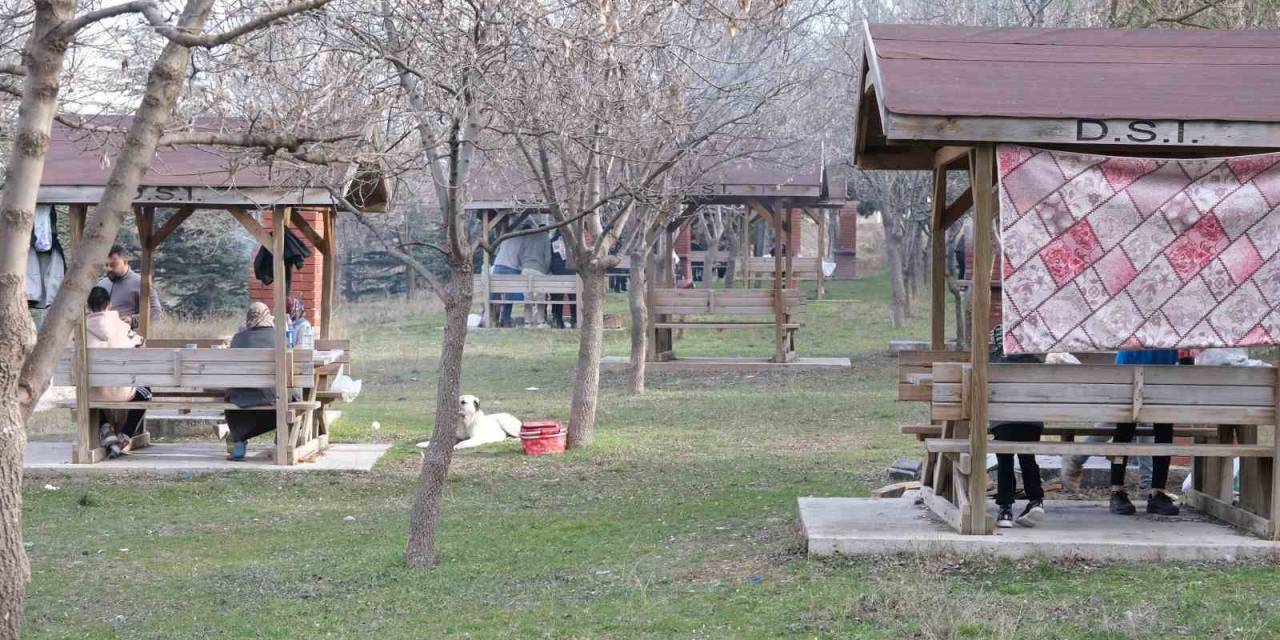 Şubat Ortasında İlkbahar Gibi Piknik Keyfi Yaptılar