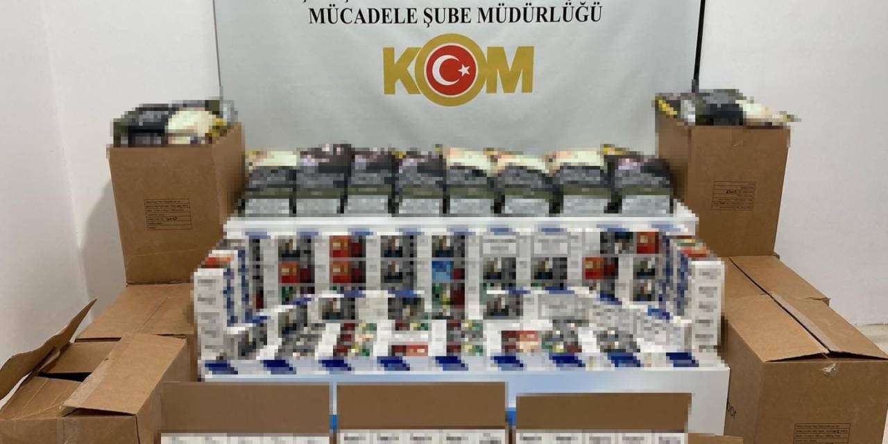 Samsun’da 50 Bin Adet Makaron Ve 100 Kilo Sahte Bandrollü Tütün Ele Geçirildi
