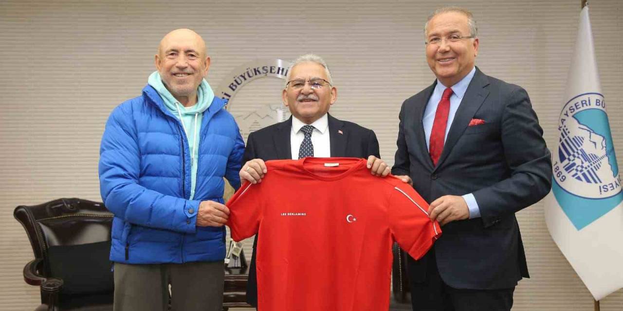 Başkan Büyükkılıç, Türkiye Tenis Federasyonu Başkanı Durmuş İle Spor Şehri Kayseri’ye Yakışacak Projeleri İstişare Etti