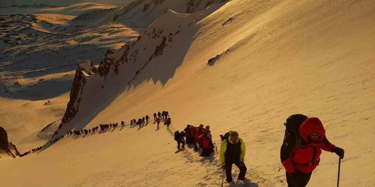 Uluslararası Erciyes  Kış Tırmanışı 140 Dağcının Katılımı Gerçekleşti