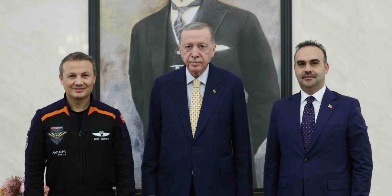 Cumhurbaşkanı Erdoğan, Türkiye’nin İlk Astronotu Gezeravcı’yı Kabul Etti