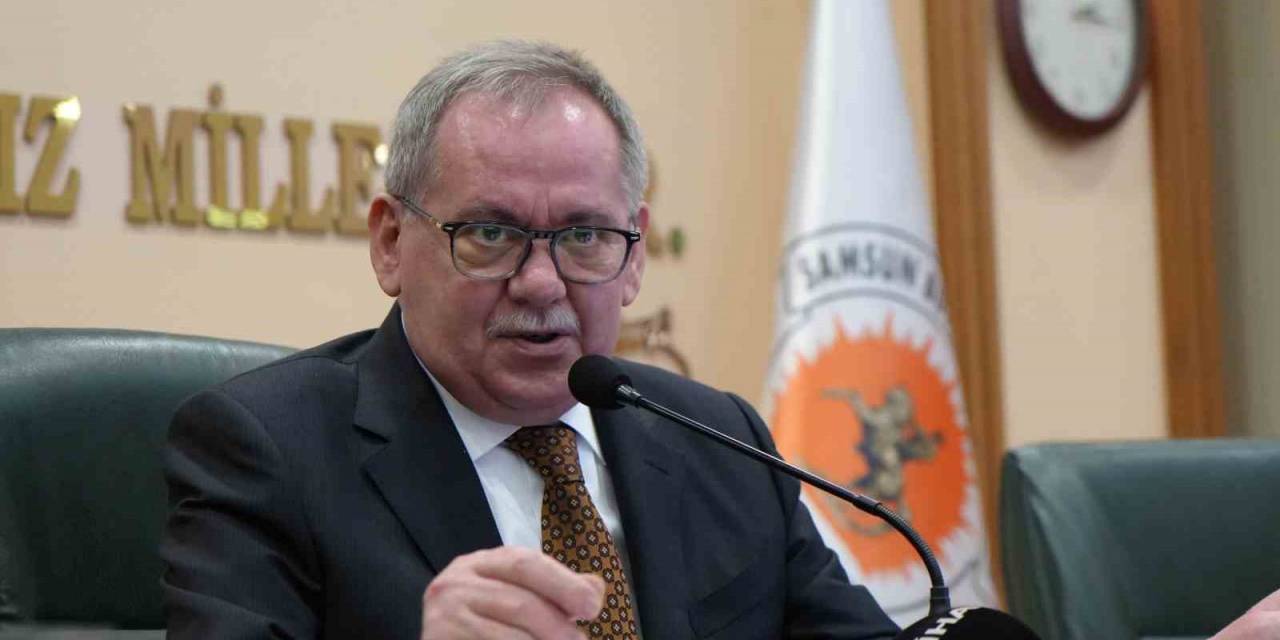 Samsun Büyükşehir Belediyesi Meclis Toplantısında Konuşan Başkan Demir, "Gönlüm Halit Doğan’ın Kazanmasından Yana" Dedi