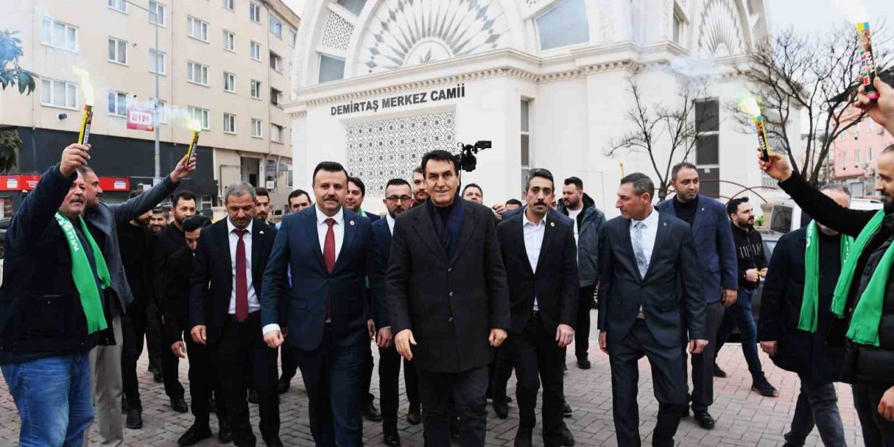 Demirtaş’ta Başkan Dündar’a Büyük Destek