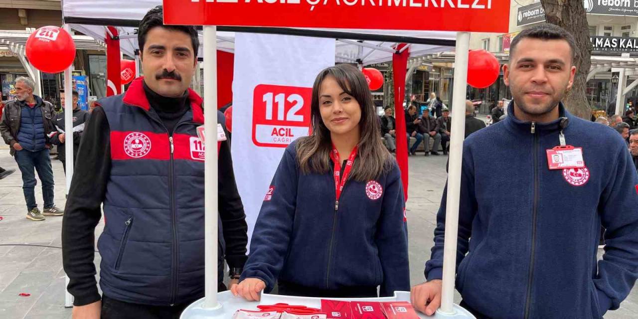 Sağlıkçılardan Vatandaşlara 112’ye ’gereksiz Çağrı’ Bilgilendirmesi