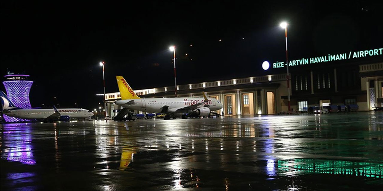 Rize-Artvin Havalimanı'nı ocak ayında 85 bini aşkın yolcu kullandı