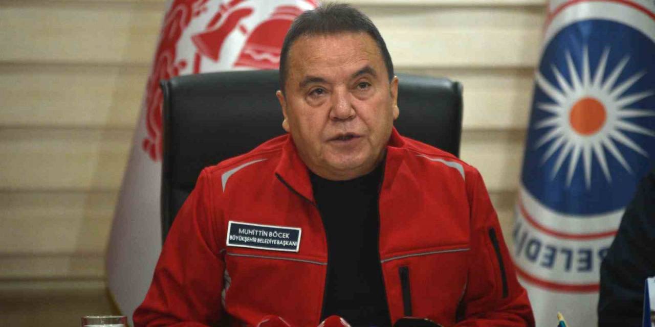 Başkan Muhittin Böcek: “Metrekareye 300 Kilogram Yağmur Düştü”