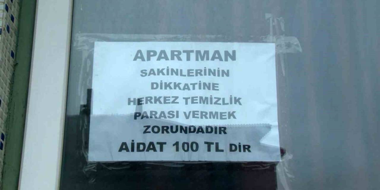 Aile Binasında 100 Liralık Temizlik Ücreti, Akrabaları Birbirine Düşürdü