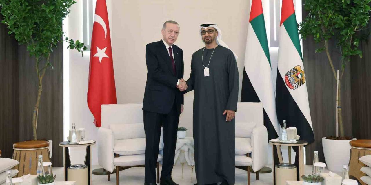 Cumhurbaşkanı Erdoğan, Bae Devlet Başkanı Al Nahyan İle Görüştü