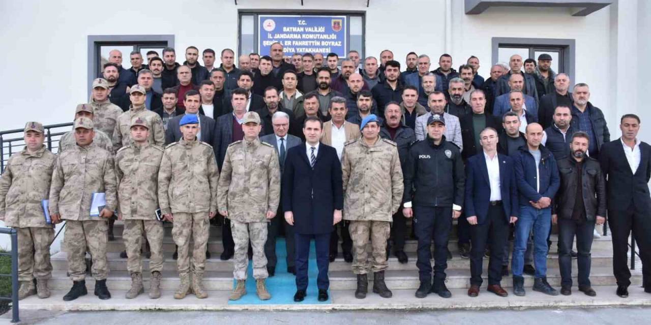 Sason Kaymakamı, Güvenlik Korucularını Dinledi