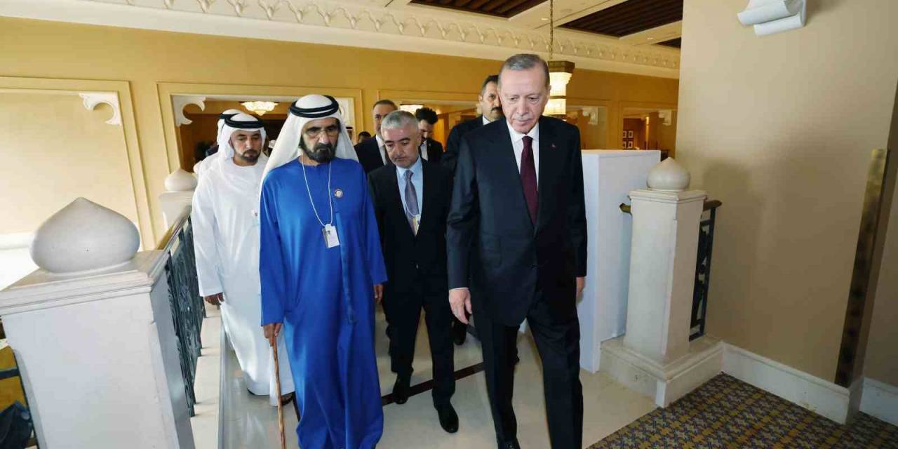 Cumhurbaşkanı Erdoğan, Dünya Hükümetler Zirvesi Alanında