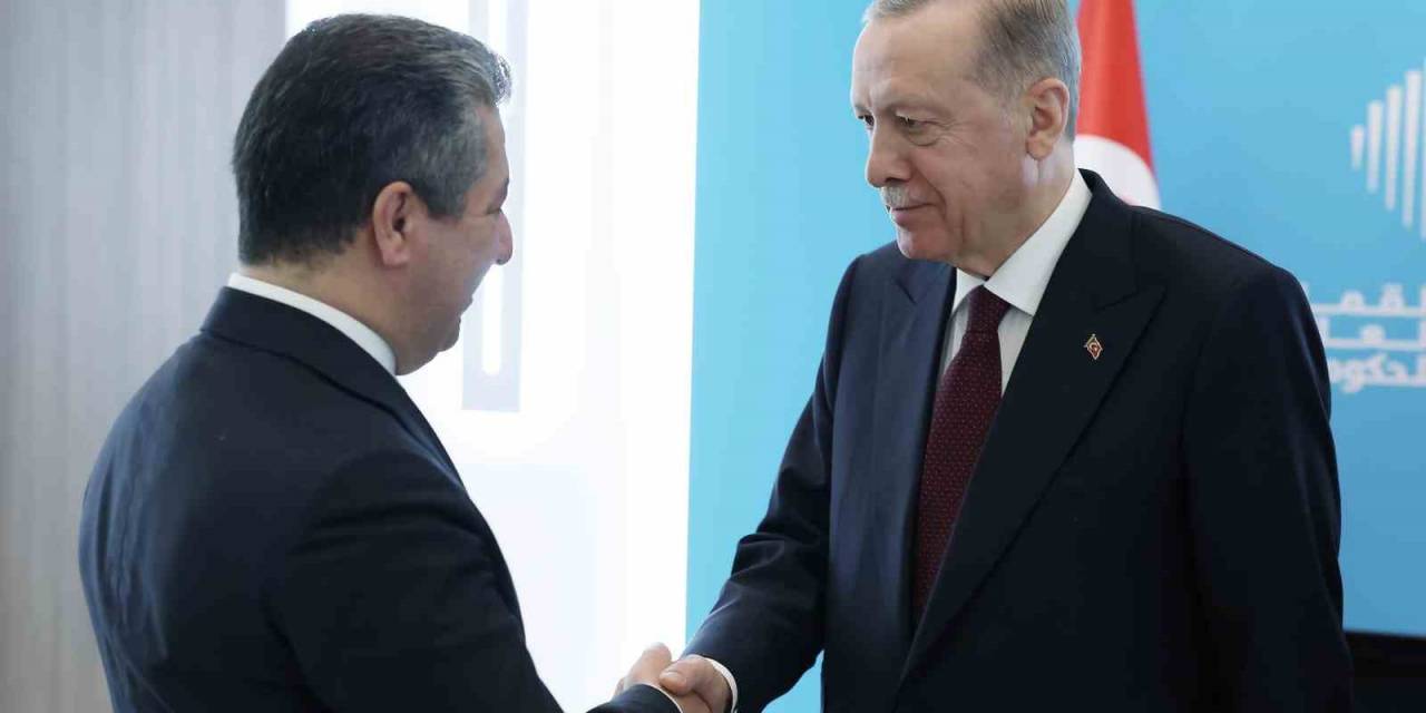 Cumhurbaşkanı Erdoğan, Ikby Başbakanı Mesrur Barzani’yi Kabul Etti