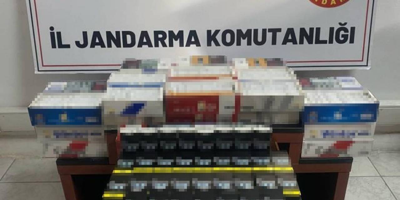 Jandarma Ekipleri 7 Bin 300 Dal Tütün Doldurulmuş Makaron Ele Geçirdi