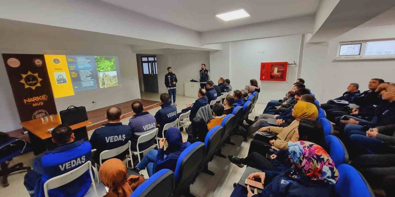 Vedaş Çalışanlarına Uyuşturucuyla Mücadele Eğitimi Verildi