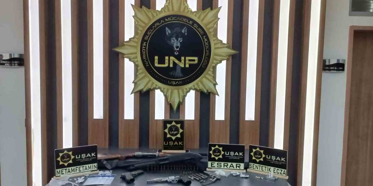 Uşak Merkezli Yapılan Uyuşturucu Operasyonunda 14 Kişi Yakalandı