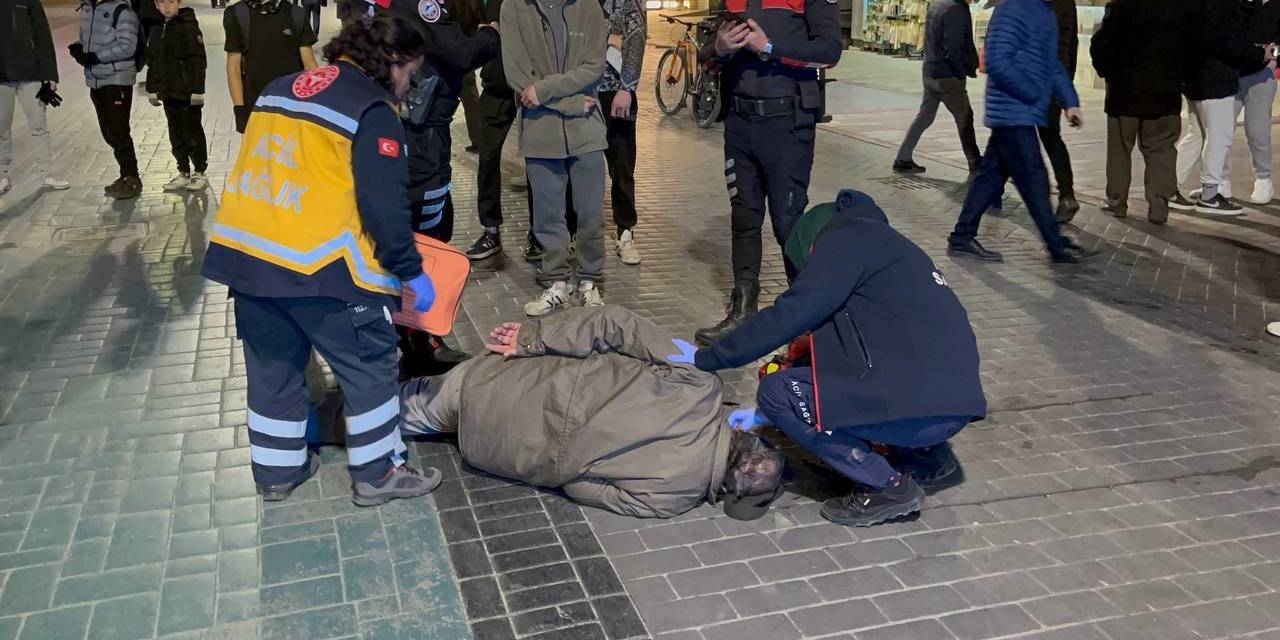 Bisikletin Çarptığı Yaşlı Adam Yaralandı