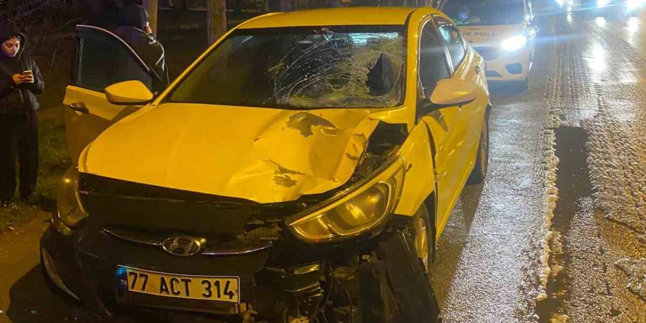 Konya’da Otomobilin Çarpığı Yaya Yaralandı