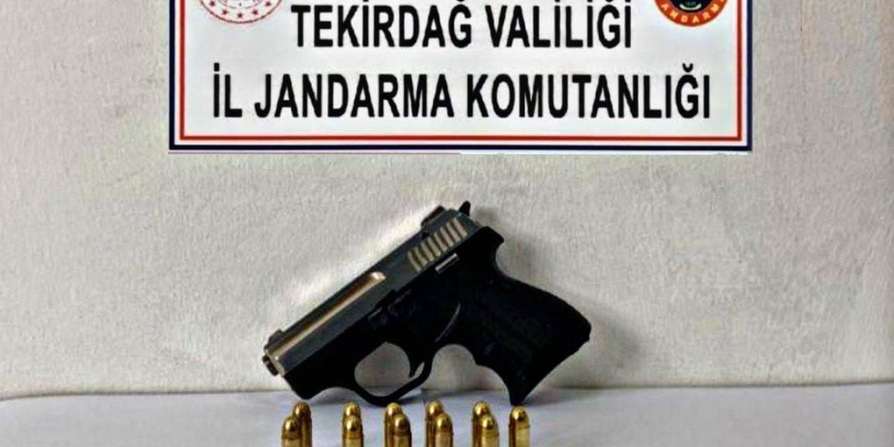Tekirdağ’da Tabancalar Ele Geçirildi
