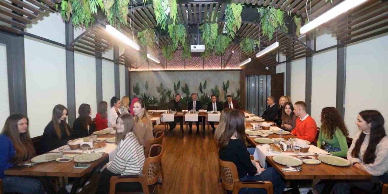 Başkan Taban, Spor Lisesi’nin Ukraynalı Misafirleriyle Buluştu