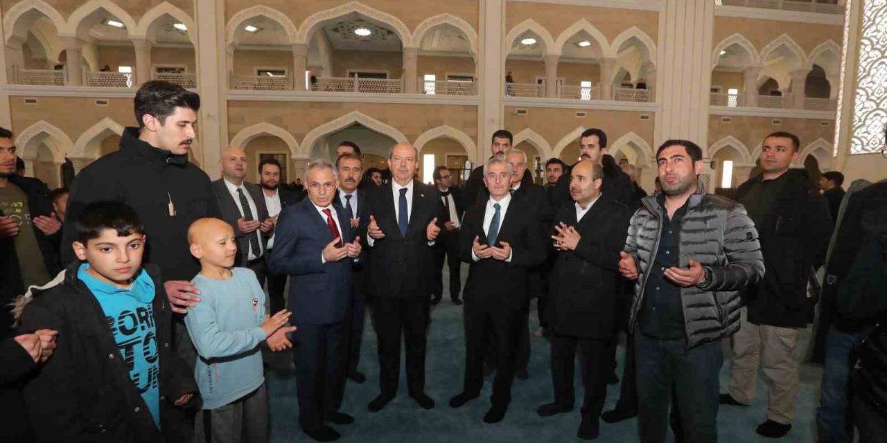 Kktc Cumhurbaşkanı Tatar, Şahinbey Millet Camii’ni Gezdi