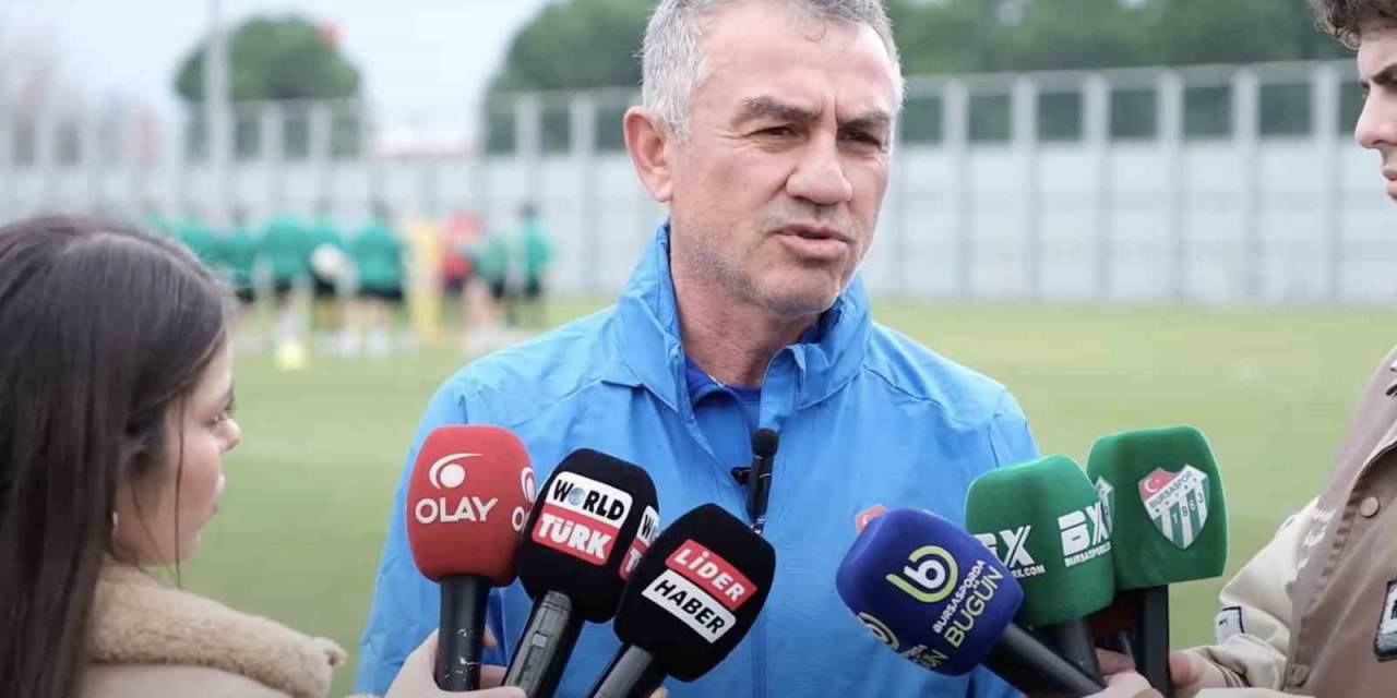 Bursaspor Teknik Direktörü Ümit Şengül: "Ligin Son Maçına Kadar Savaşacağız"