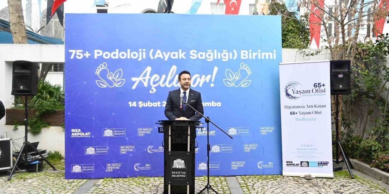 Beşiktaş’ta 75 Yaş Ve Üstü Vatandaşlar İçin Podoloji Birimi Hizmete Açıldı