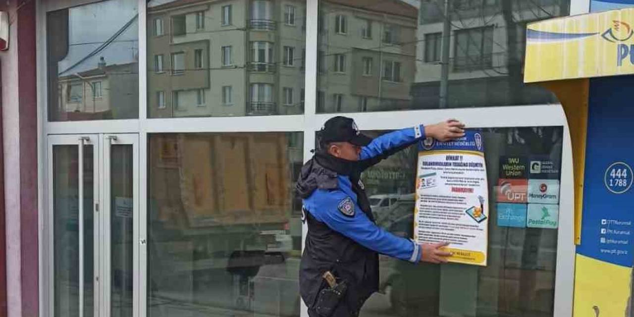 Polis Ekipleri Ptt’nin Adı Kullanılarak Gerçekleştirilen Dolandırıcılıklarla İlgili Banka Ve Kargo Çalışanlarını Uyardı