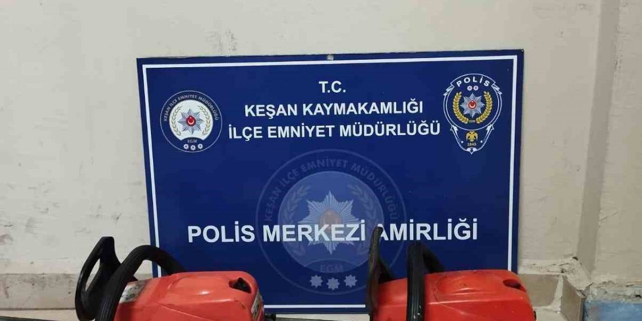 Motorlu Testere Hırsızları Yakalandı