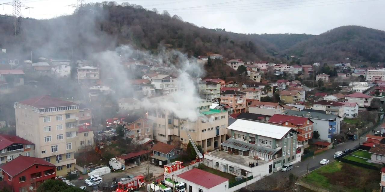 Beykoz’da Kibrit Üretim Atölyesi Alev Alev Yandı