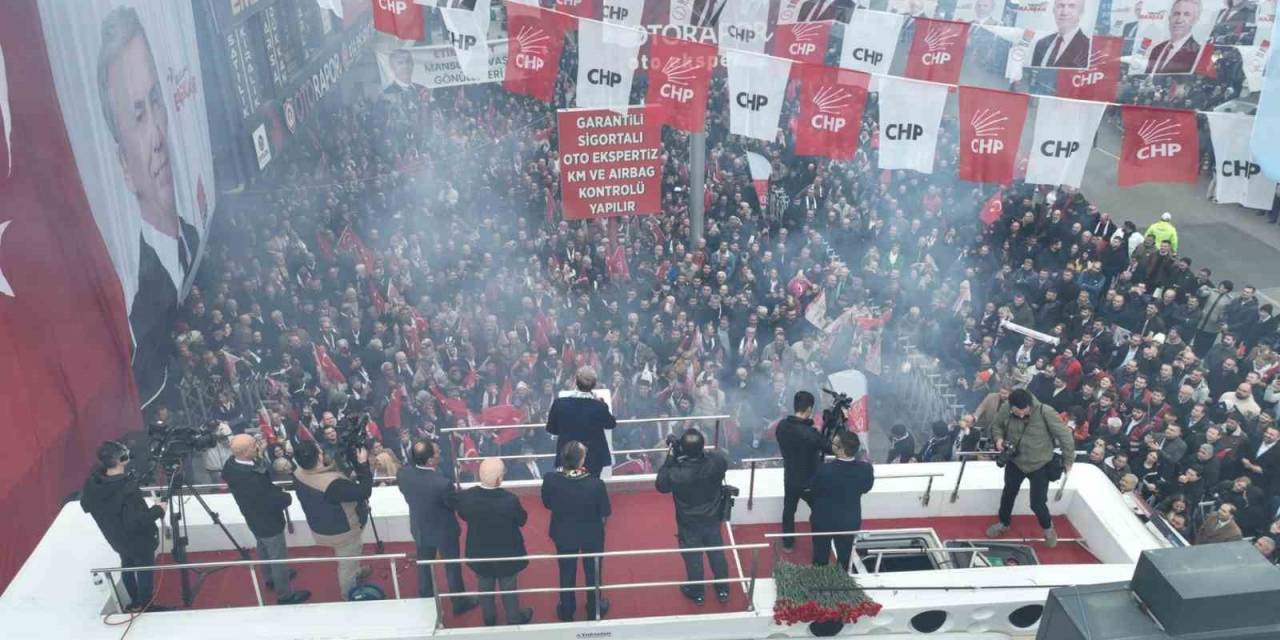 Chp Genel Başkanı Özel, Etimesgut Seçim Koordinasyon Merkezinin Açılışına Katıldı