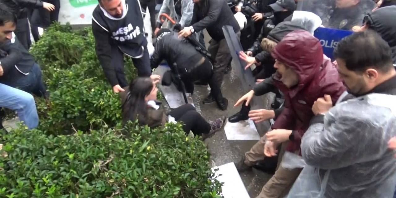 Şanlıurfa’da İzinsiz Gösteriye Polis Müdahalesi