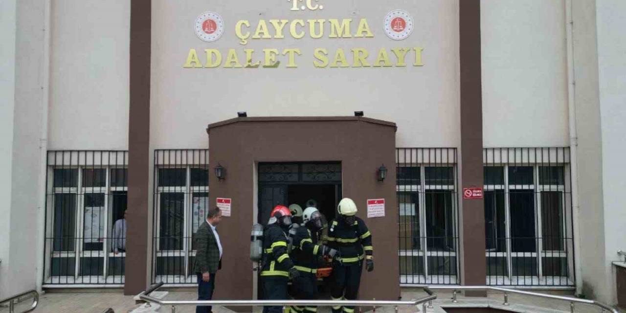 Adliye’de Gerçeğini Aratmayan Tatbikat